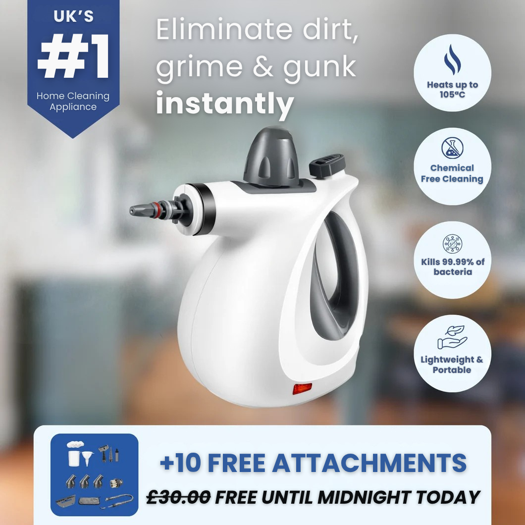 VaporixPro - 10-in-1 steam disinfectant cleaner