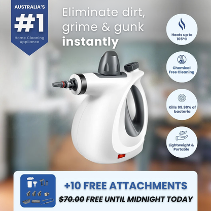 VaporixPro - 10-in-1 Professional Steam Cleaner
